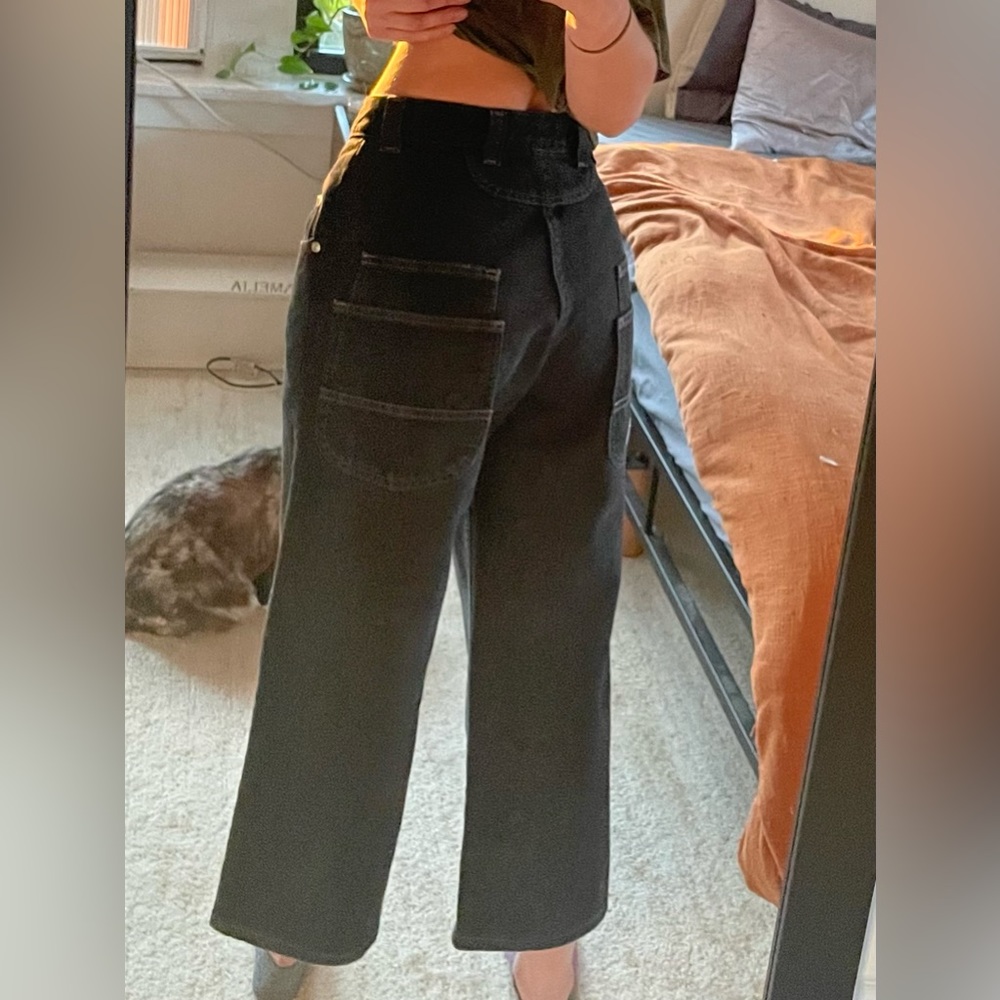 90s Y2K crop skate denim